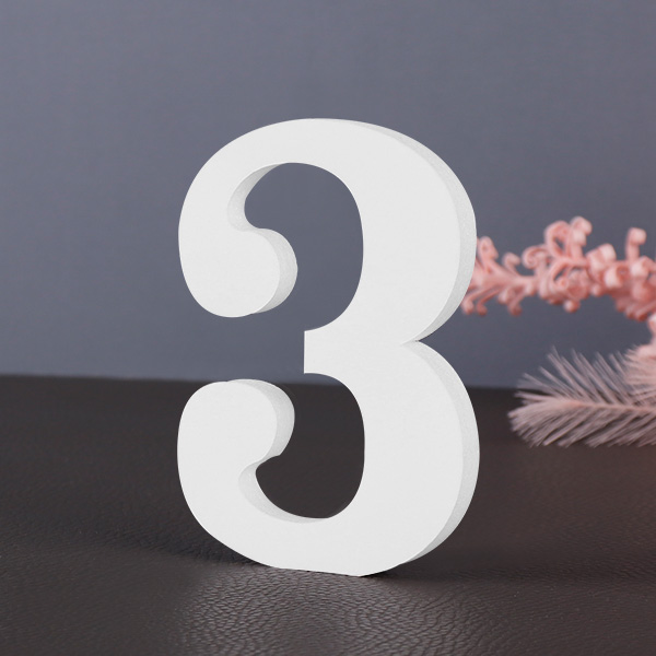 폼보드 알파벳 이니셜 폼보드아트 레터링 장식 숫자 3