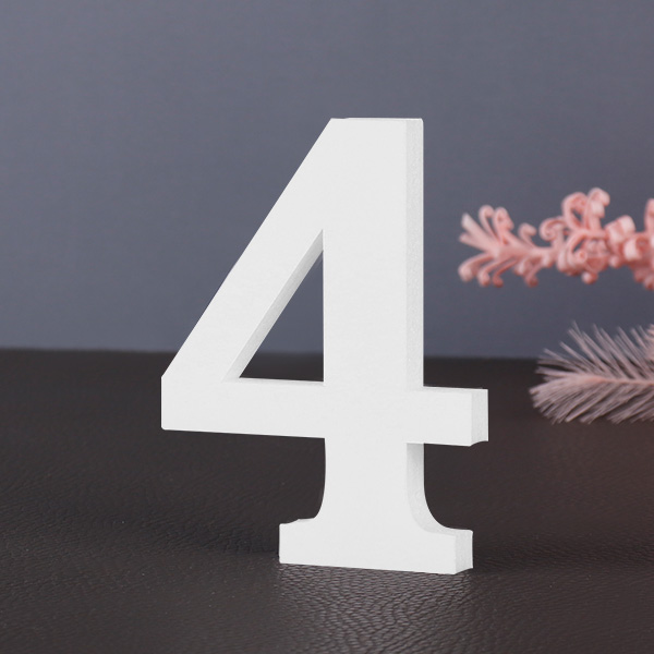 폼보드 알파벳 이니셜 폼보드아트 레터링 장식 숫자 4