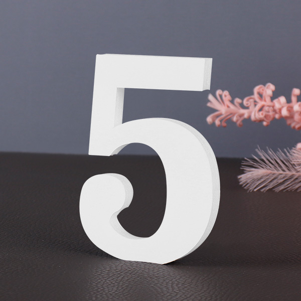 폼보드 알파벳 이니셜 폼보드아트 레터링 장식 숫자 5