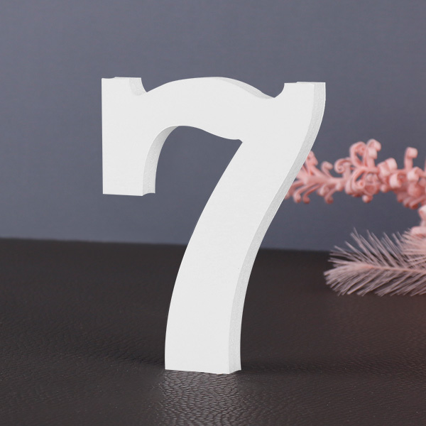 폼보드 알파벳 이니셜 폼보드아트 레터링 장식 숫자 7