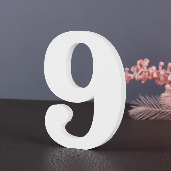 폼보드 알파벳 이니셜 폼보드아트 레터링 장식 숫자 9