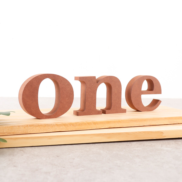 one ONE 세트컬러 MDF 에코보드영어이니셜 장식소품
