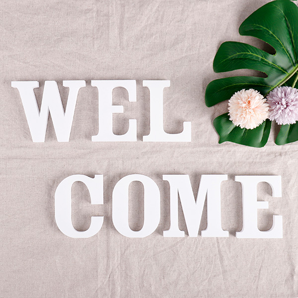 폼보드 웰컴 알파벳 세트welcome 홈데코 벽장식인테리어 이니셜 대소문자