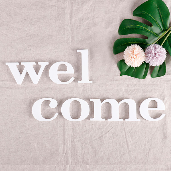 폼보드 웰컴 알파벳 세트welcome 홈데코 벽장식인테리어 이니셜 대소문자