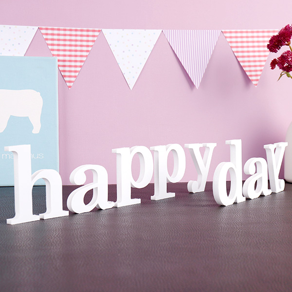 폼보드 해피데이 알파벳 세트아이방꾸미기 인테리어소품생일소품 파티소품 diy