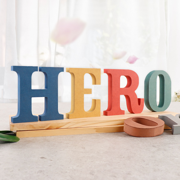 hero HERO 세트 컬러 MDF 에코보드히어로 공간 소품 데코