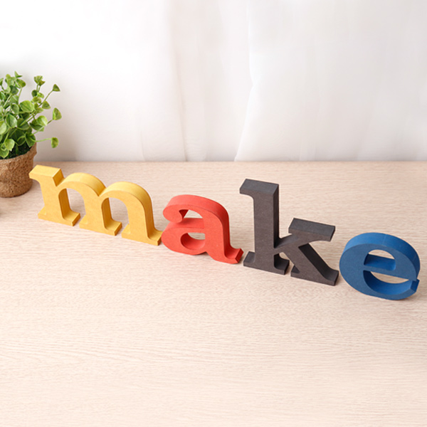 make MAKE 세트 컬러 MDF 에코보드알파벳 인테리어 스탠딩소품 make MAKE 세트 컬러 MDF 에코보드알파벳 인테리어 스탠딩소품