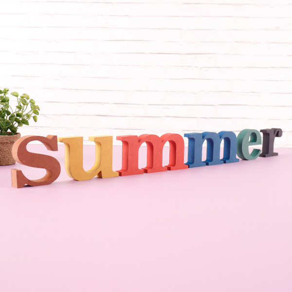 summer♥ SUMMER♥ 세트 컬러 MDF 에코보드 알파벳 이니셜 우드스카시 summer♥ SUMMER♥ 세트 컬러 MDF 에코보드 알파벳 이니셜 우드스카시