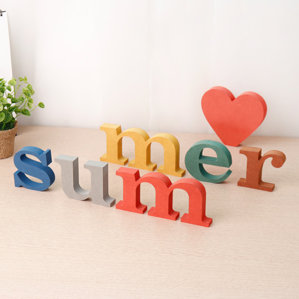 summer♥ SUMMER♥ 세트 컬러 MDF 에코보드 알파벳 이니셜 우드스카시 summer♥ SUMMER♥ 세트 컬러 MDF 에코보드 알파벳 이니셜 우드스카시