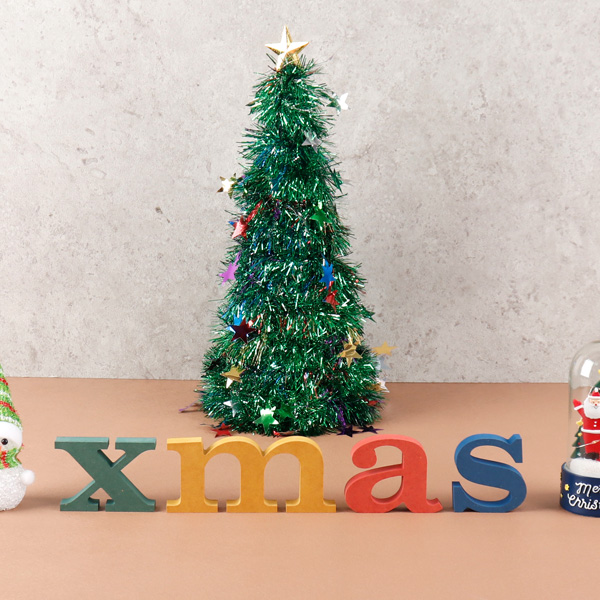 xmas XMAS 세트 컬러 MDF 에코보드 크리스마스 장식 알파벳 xmas XMAS 세트 컬러 MDF 에코보드 크리스마스 장식 알파벳