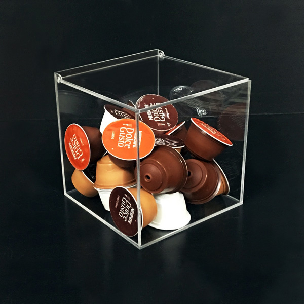 아크릴 큐브 캡슐커피 홀더 15x15X15cm 3T 돌체구스토 호환용