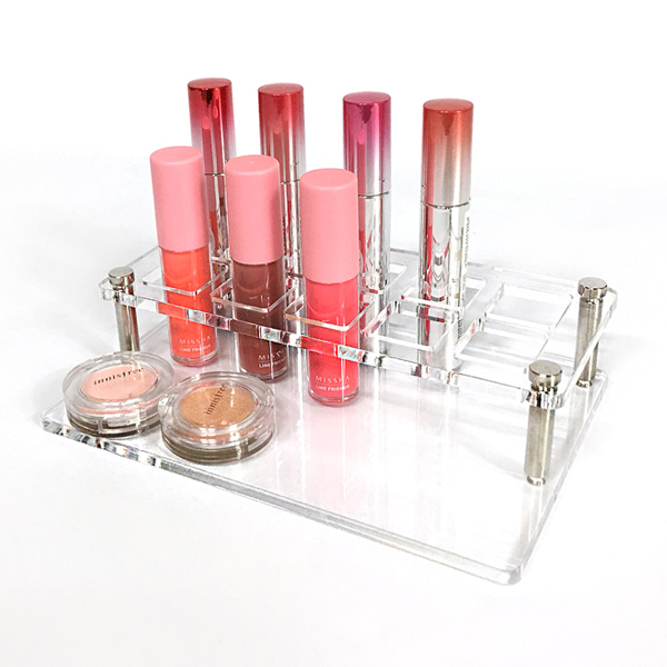 아크릴 립스틱 정리함 1단사각 10구 화장품 정리함 (JM106)