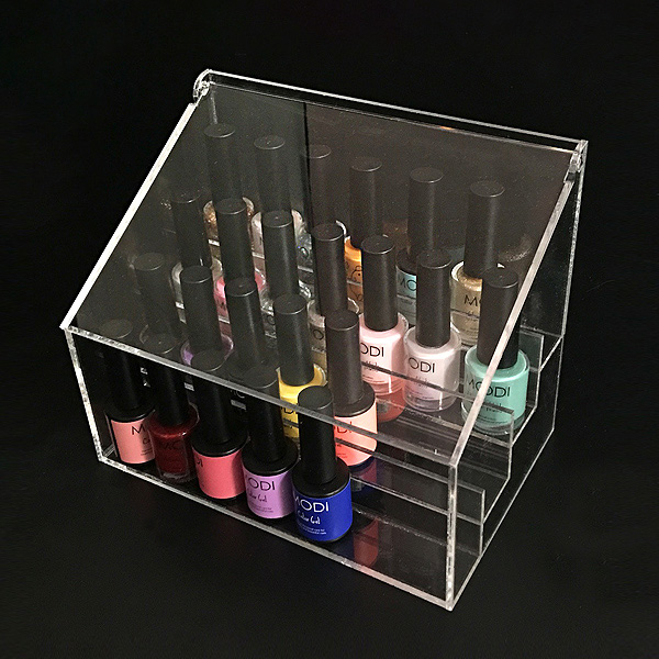 아크릴 매니큐어 진열대 4단  (DPJM405) 뚜껑형