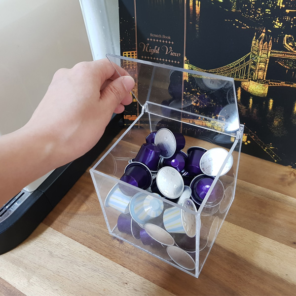 커피캡슐보관 21종 디스펜서 큐브 네스프레소 호환용