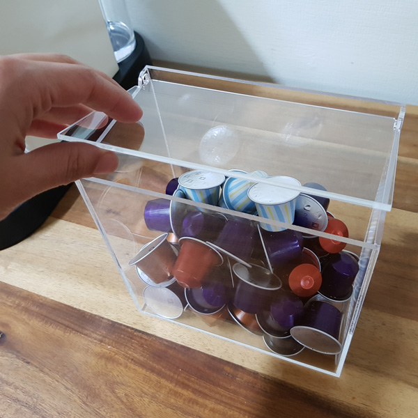 커피캡슐 정리함 21종아크릴 큐브 실린더 상자 수납함