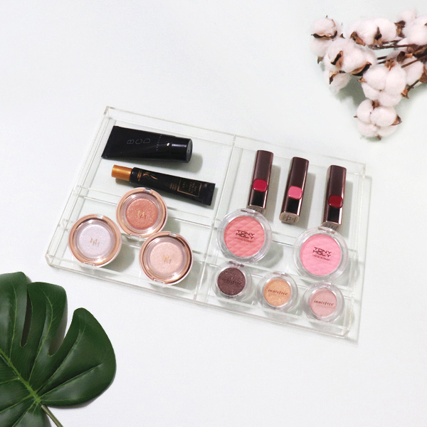 메이크업 섀도우 진열대  아크릴 화장품 정리대