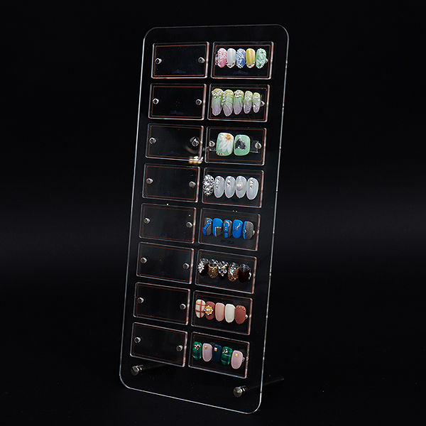 투명 아크릴 자석아트판 팁 보드2칸 JM702