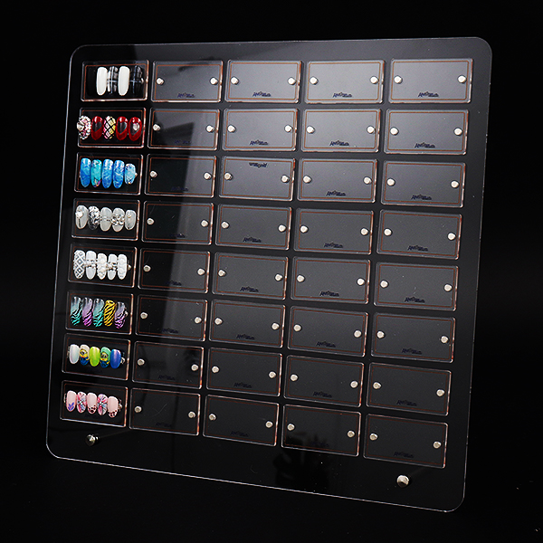 투명 아크릴 네일 자석아트판 팁 보드 5칸 JM705