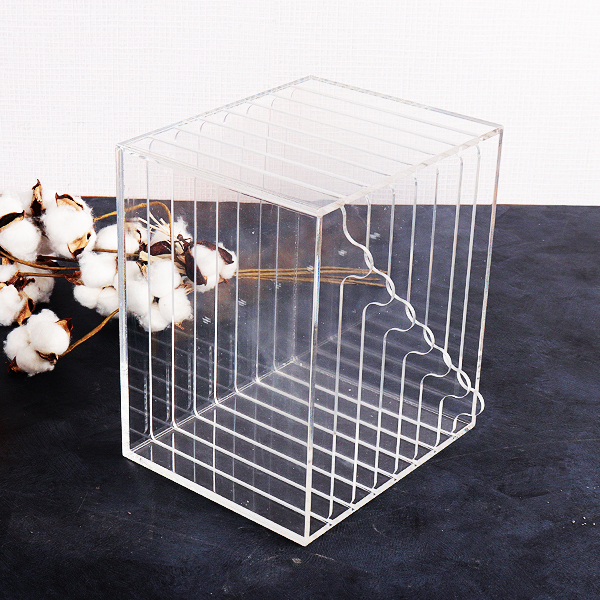 투명 아크릴 네일 아트판디스플레이 랙 7칸 無 JM717