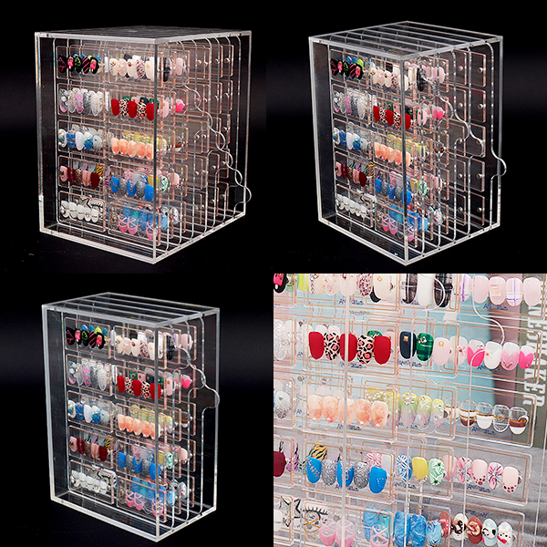 투명 아크릴 네일아트판 디스플레이 랙