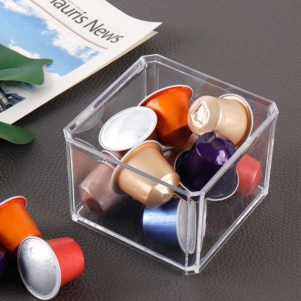 커피캡슐 큐브 보관함 오픈형 JP1180 캡슐 투명상자