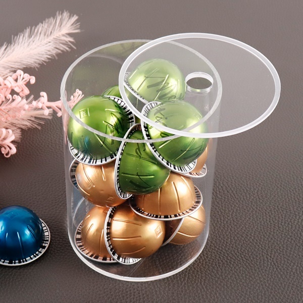 원통(M) 보관케이스 커피캡슐 아크릴 전시상자버츄오 캡슐커피 호환용 보관함