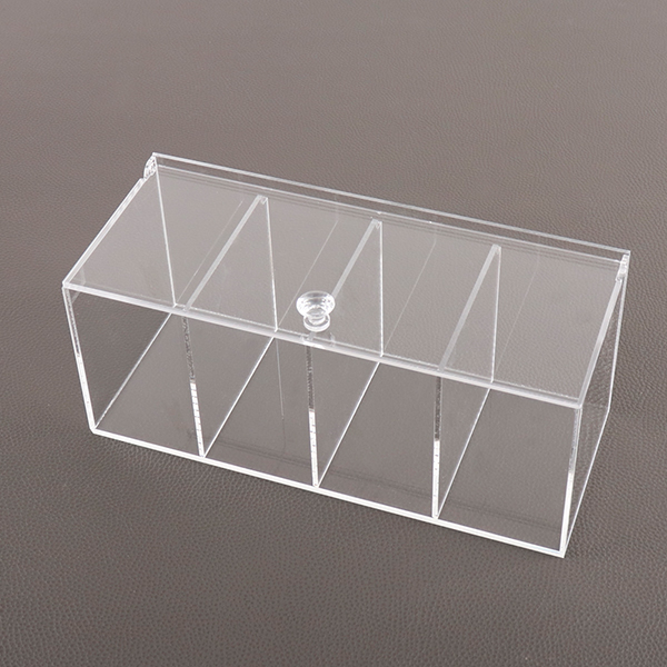 4칸 칸막이 커피캡슐 아크릴상자 케이스 버츄오 캡슐커피 호환용 보관함