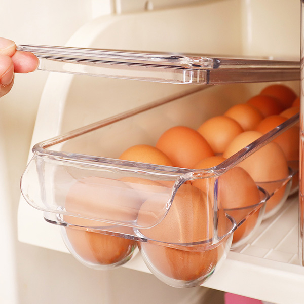 냉장고 정리트레이 사이드 정리함 수납함 보관용기멀티 투명 보관케이스