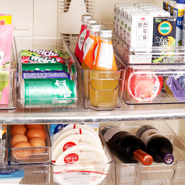 냉장고 정리트레이 클래식 수납정리 멀티수납함  서랍 수납함 냉동실