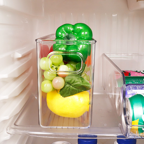 냉장고 정리트레이 멀티 수납트레이 정리보관함투명 다용도 정리함