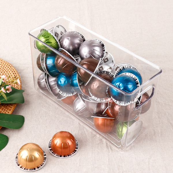 커피 캡슐 보관함 트레이 멀티 투명 오픈형 커피 네스프레소 호환용