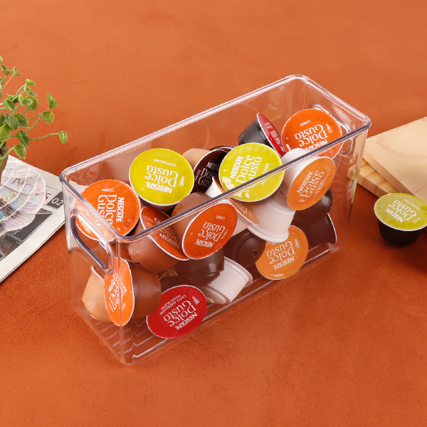 커피 캡슐 보관함 트레이 멀티 투명 오픈형 수납함 네스프레소 호환용 정리함