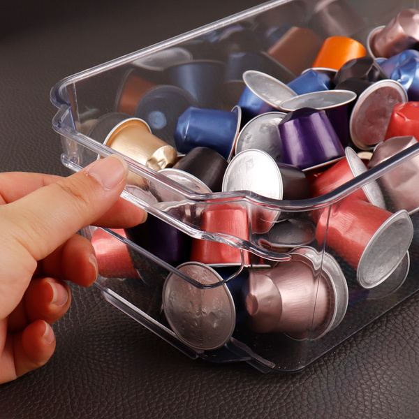 커피 캡슐 보관함 트레이 투명 오픈형 보관상자 돌체구스토 네스프레소 호환용