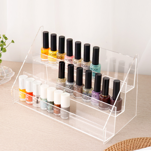 아크릴 3단 매니큐어 진열대 31x14.5x18cm 3T 네일 (DPJM311)