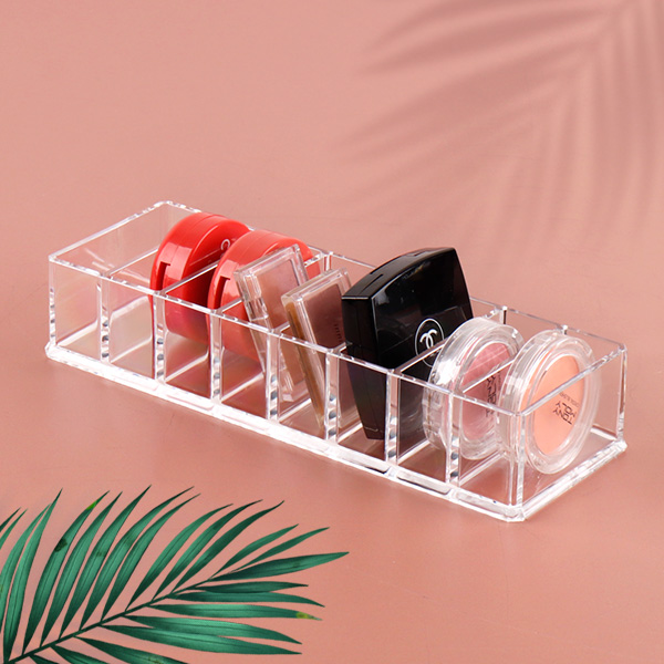 화장품 정리함 거치대 파우더룸 정리 투명 칸막이 수납함