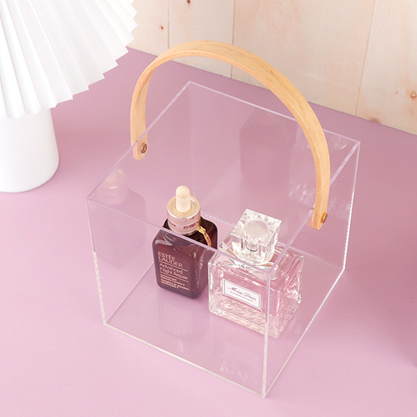 손잡이 미니 수납정리함 장난감 소품 보관함