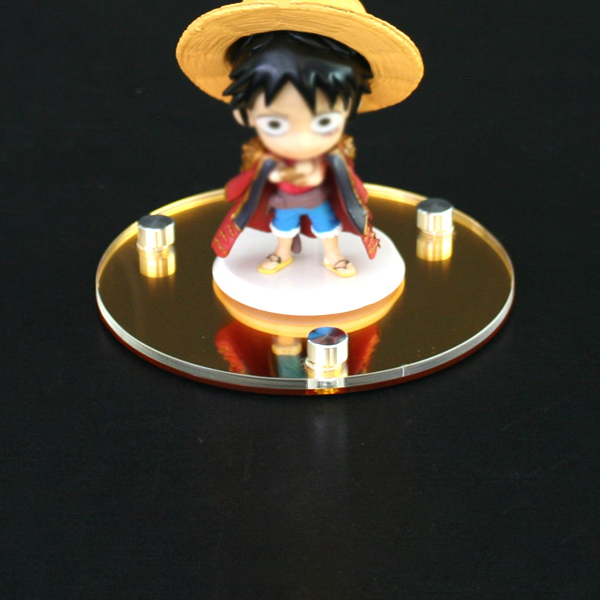 프라모델 원형베이스(금색) 지름13cm 높이0.5cm