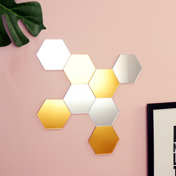 국내산 아크릴거울 육각거울 미러안전거울 인테리어