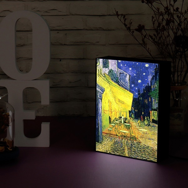 LED 명화 직사각 무드등 DF0215 UV인쇄 수유등 수면등 취침등