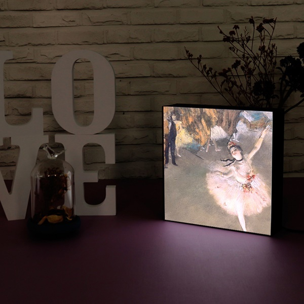 LED 명화 정사각 무드등 DF0150 UV인쇄 수유등 수면등 취침등