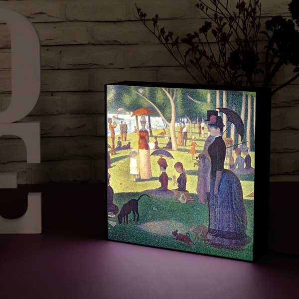 LED 명화 정사각 무드등 DF0200 UV인쇄 수유등 수면등 취침등