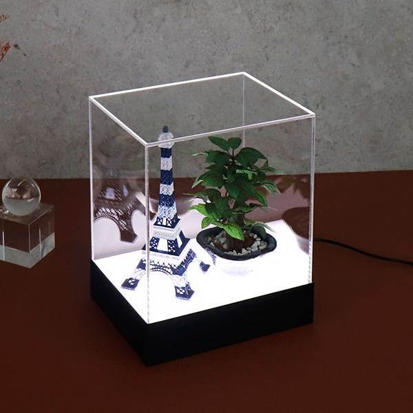 LED 아크릴 전시 케이스 직사각 무드등 DF0215C 조명 디스플레이 상자
