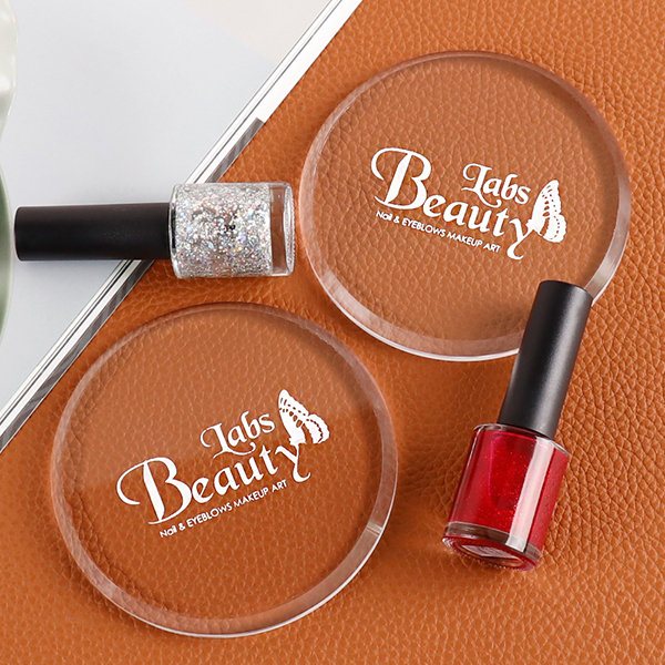 아크릴 투명 원형 젤네일 파레트 믹싱 팔레트 네일용품 재료