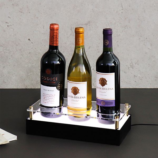 LED조명 와인 진열대맥주 와인꽂이 전시 받침대 보관 트레이
