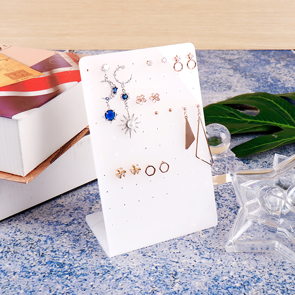 아크릴 귀걸이 거치대 악세서리 진열대 피어싱 95x60x150mm 3T DP6416