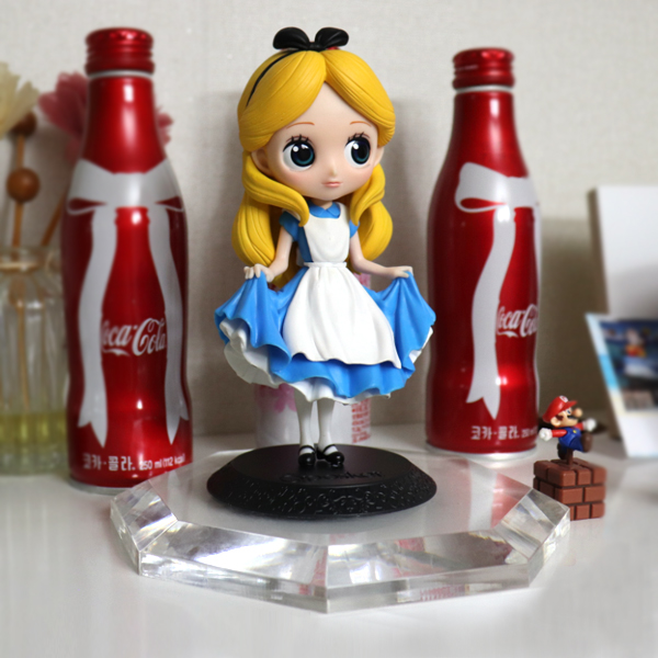 아크릴 받침대 팔각 피규어 받침 진열대 베이스