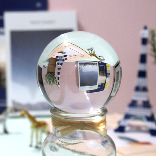 크리스탈 구슬 유리 볼  아크릴 구슬 스탠드촬영소품 인테리어 투명