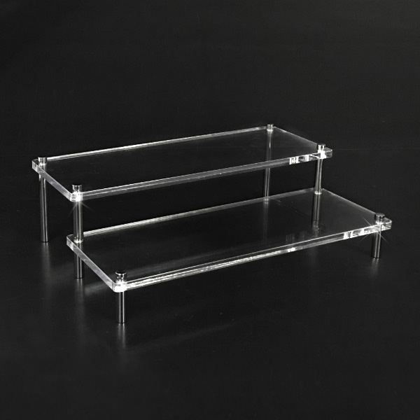 2단 아크릴 진열대 계단식 볼트 LDM 380 10T인테리어 소품 선반