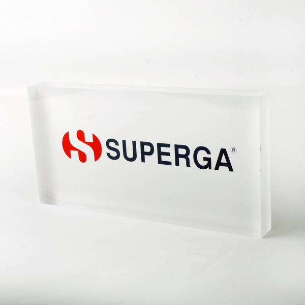 스테이지 블럭 사각인쇄 20 아크릴 받침대 (PDP2120) 200x100x20mm