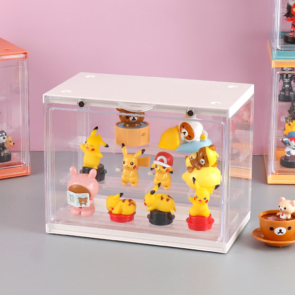 컬러 피규어 케이스 3단 모듈 장식장 플레이모빌